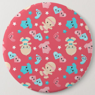 Ronde knop button 6,0 cm