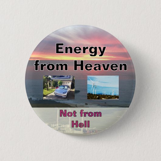 Ronde knop van 2,5 inch button 5,7 cm (Voorkant)