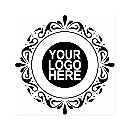 Ronde krans aangepaste Logo of Afbeelding Rubberstempel (Afrduk)