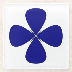 RONDE KROSS GLAZEN ONDERZETTER