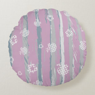 Ronde kussen – Gingham Orchard