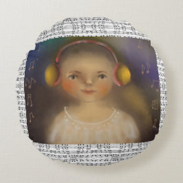 Ronde kussen muzikaal