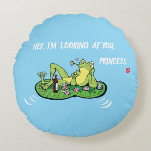 Ronde Kussen Valentijnsdag Love Frog