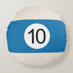 Ronde kussens Billard Boule #10