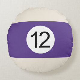 Ronde kussens Billard Boule #12