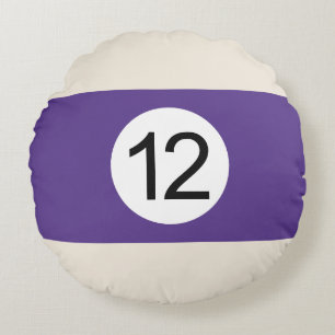 Ronde kussens Billard Boule #12