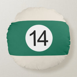 Ronde kussens Billard Boule #14