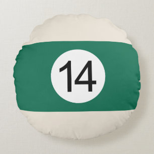 Ronde kussens Billard Boule #14