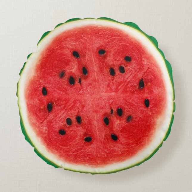 Ronde kussens Fruit Pasteque (Voorkant)