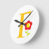 Ronde Lettre F - Horloge initiale (Angle)