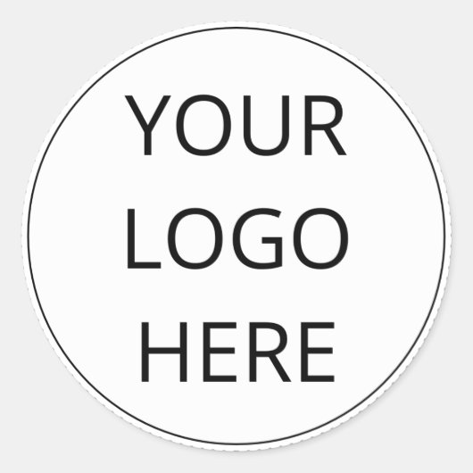 Ronde Logo Sticker (Voorkant)