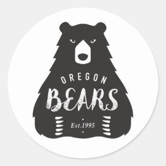 Ronde Logo sticker, glanzend, klein, 1½ inch Sticker