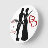 Ronde M. et Mme Darcy Wall Horloge (Angle)