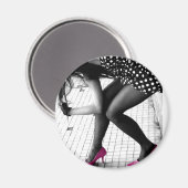 Ronde magneet - Gepersonaliseerd (Voorkant / Achterkant)