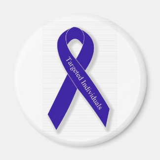 Ronde Magneet met Indigo Lint Logo