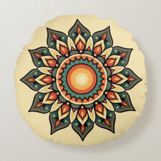 Ronde Mandala Rond Kussen