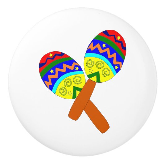 Ronde Maraca Drawer Keramische Knop (Voorkant)