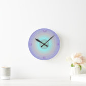 Ronde Mauve Rainbow Pastel > Horloge à motifs (Maison)