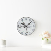 Ronde Mess avec votre horloge de tête (Maison)