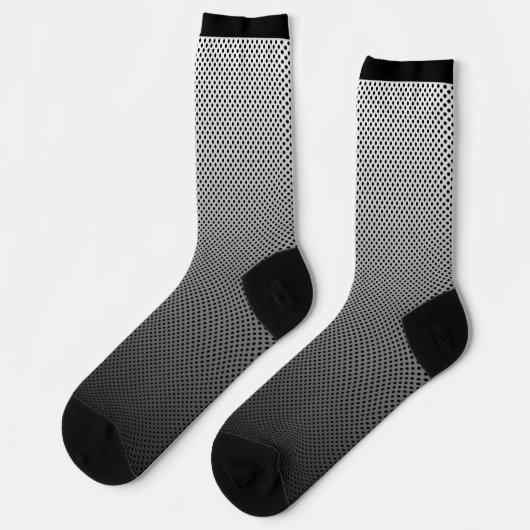 Ronde metalen hoezen Kijk naar grijs zwart Sokken (Links)