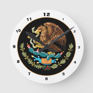 Ronde Mexique élégant, Aigle mexicain, Horloge de maison