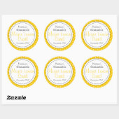Ronde Meyer Lemon Curd jam potje voedsellabel Ronde Sticker (Vel)