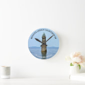 Ronde Minots Ledge Lighthouse Massachusetts Horloge mura (Maison)