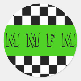 Ronde MMFM-Sticker Ronde Sticker