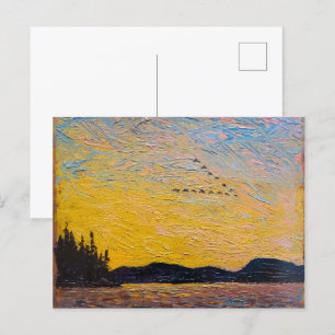 Ronde modderbaai in het meer   Tom Thomson   Briefkaart