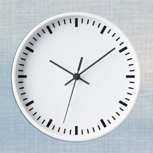 Ronde Modèle de Horloge en Bois Moderne - Créez le Vôtre