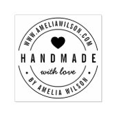 Ronde moderne, veelzijdige website die is gemaakt   zelfinktende stempel (Design)