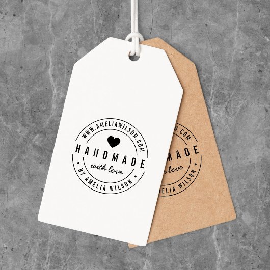 Ronde moderne, veelzijdige website die is gemaakt zelfinktende stempel