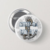 Ronde NAVY-pin Ronde Button 5,7 Cm (Voorkant /achterkant)