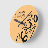 Ronde Nombre de chutes Horloge (Angle)
