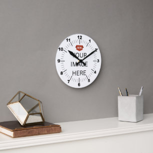 Ronde NOUVEAUTÉ ! Horloge - 8" Arrondi Acrylique - Perso