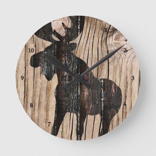 Ronde Oie sur horloge en bois 3 (Recto)