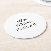 Ronde Onderzetter Sjabloon (Gebogen)