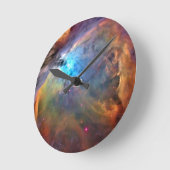 Ronde Orion Nebula Space Galaxy Horloge (Angle)