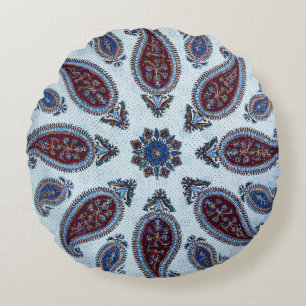 Ronde Paisley Sierkussen met ingewikkeld patroon Rond Kussen