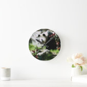 Ronde Panda Smile Wall Horloge (Maison)