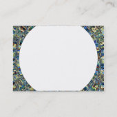 Ronde paneel - Rimpels Visitekaartje (Achterkant)