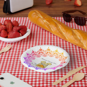 Ronde papieren Bord Mousey Cheesy Pie Paper Bowls