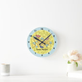 Ronde Papillon Infirmière horloge (Maison)