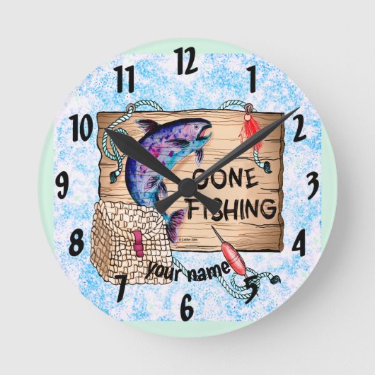 Ronde Parti pêcher Horloge (Recto)