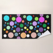 Ronde patronen badhanddoek (Badhanddoek)