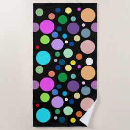 Ronde patronen strandlaken