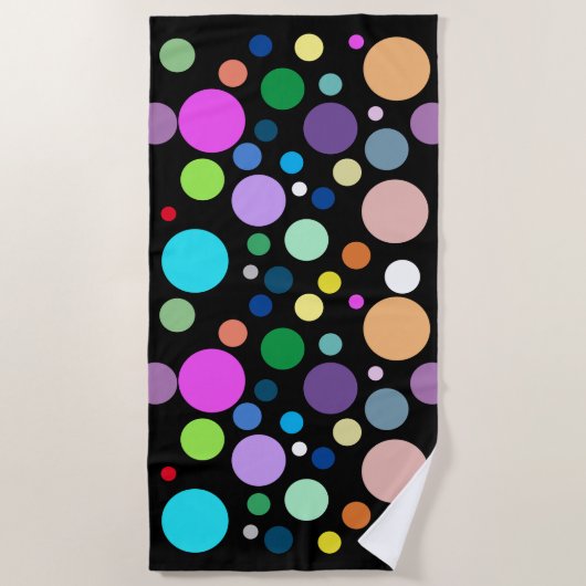 Ronde patronen strandlaken (Voorkant)