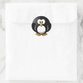 Ronde Penguin Sticker Sheets voor kinderen (Tas)