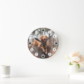 Ronde Pet Photo Wall Horloge (Maison)