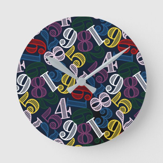 Ronde Peu Importe - Nombres Répartis Grande Horloge (Recto)